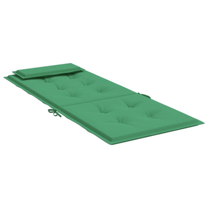 Almofadões p/ cadeira encosto alto 2 pcs tecido oxford verde