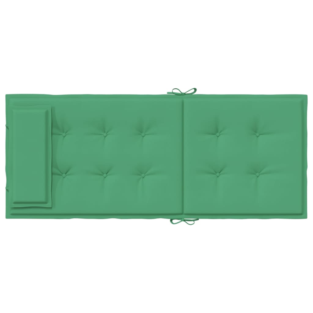 Almofadões p/ cadeira encosto alto 2 pcs tecido oxford verde