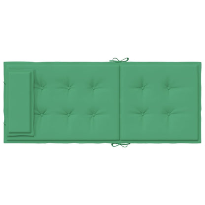 Almofadões p/ cadeira encosto alto 2 pcs tecido oxford verde