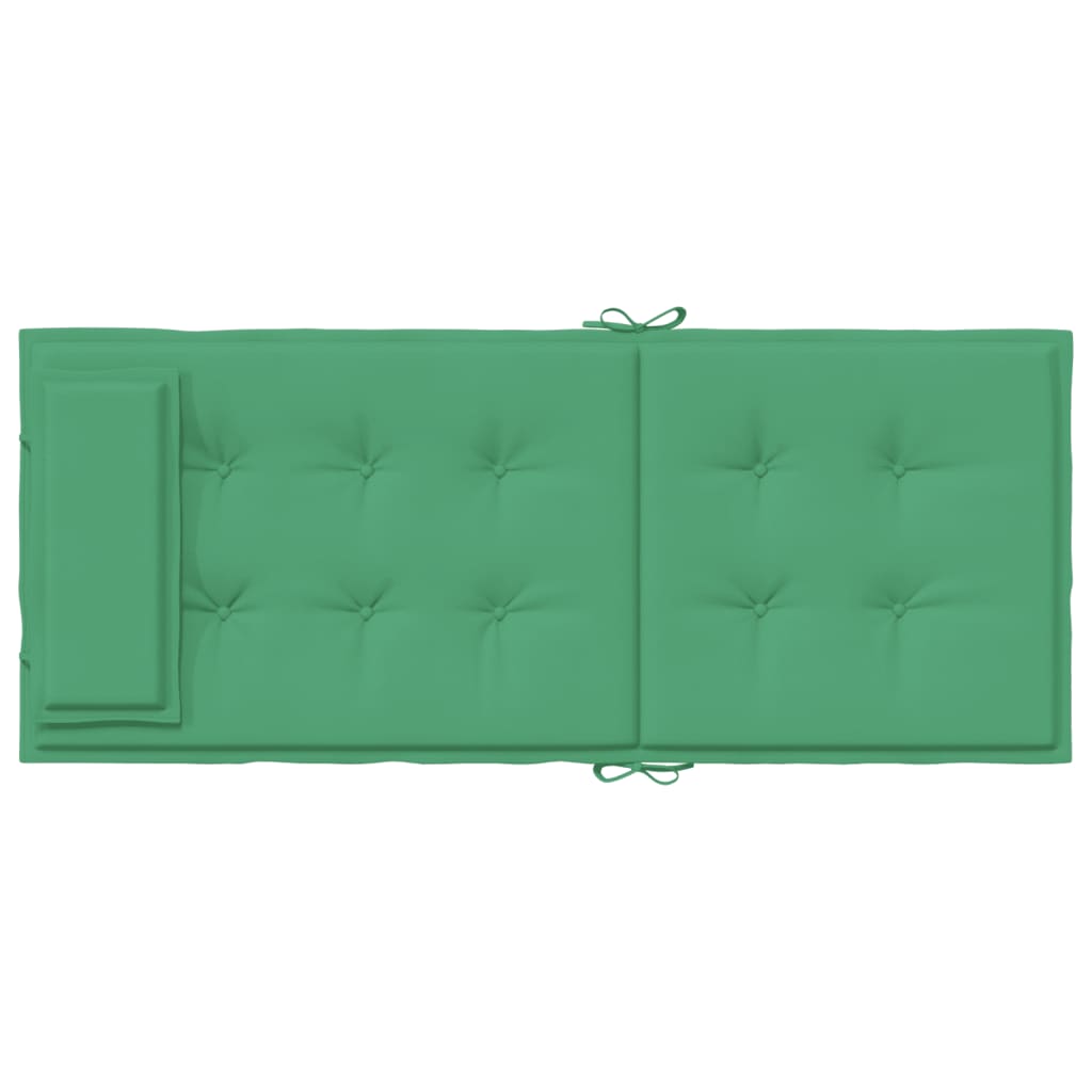 Almofadões p/ cadeira encosto alto 4 pcs tecido oxford verde