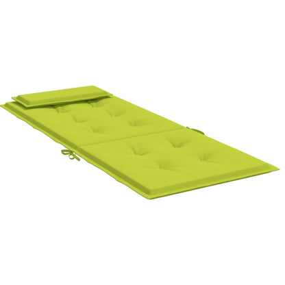 Almofadões p/ cadeira encosto alto 4 pcs oxford verde brilhante