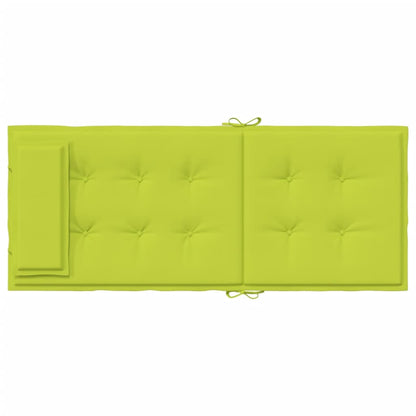 Almofadões p/ cadeira encosto alto 6 pcs oxford verde brilhante