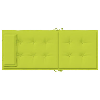 Almofadões p/ cadeira encosto alto 6 pcs oxford verde brilhante