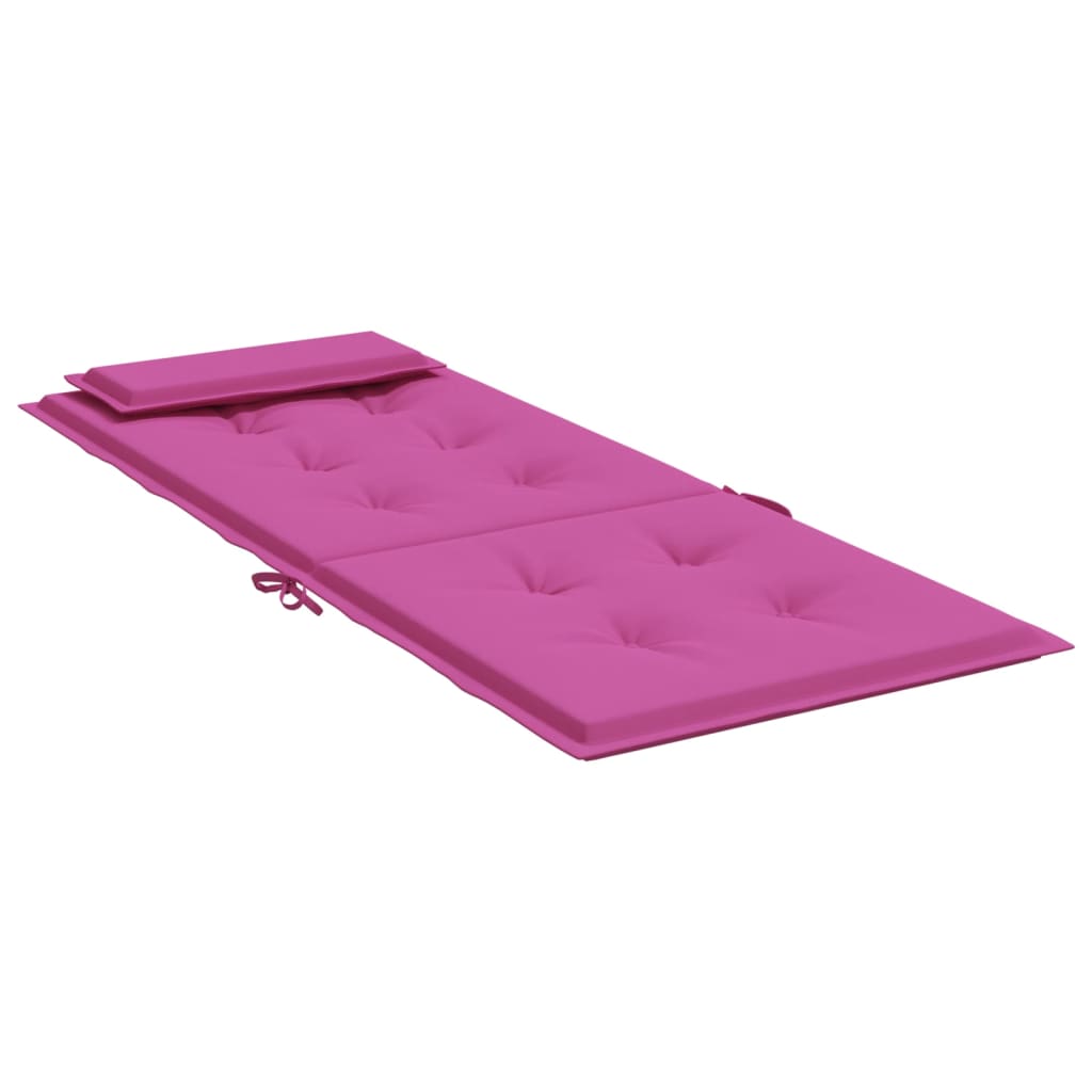 Almofadões p/ cadeira encosto alto 4 pcs tecido oxford rosa