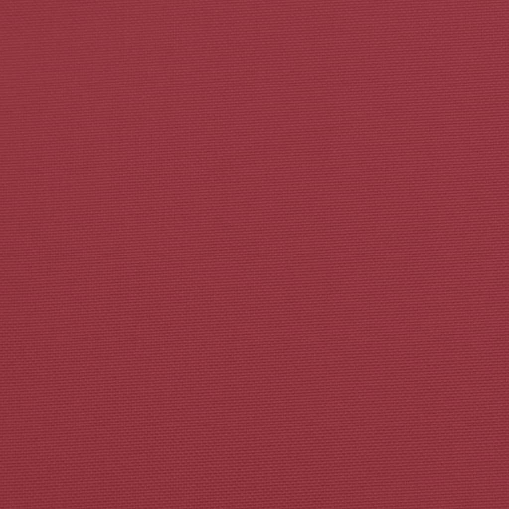 Almofadão redondo Ø 100 x11 cm tecido oxford vermelho tinto