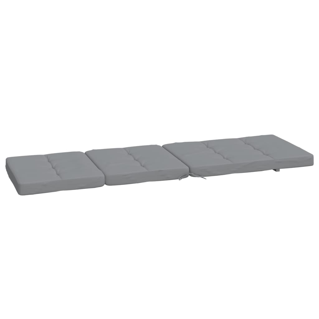 Almofadões p/ cadeira de terraço 2 pcs tecido oxford cinzento