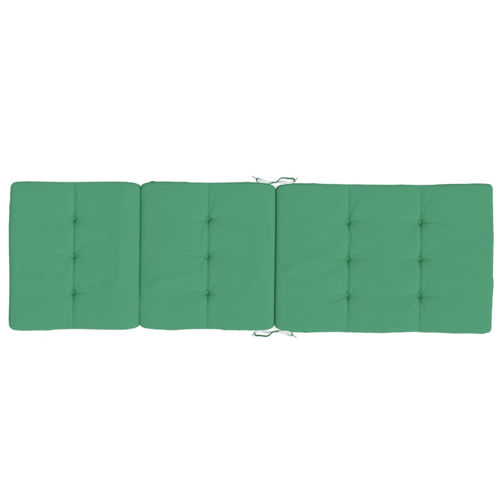 Almofadões p/ cadeira de terraço 2 pcs tecido oxford verde