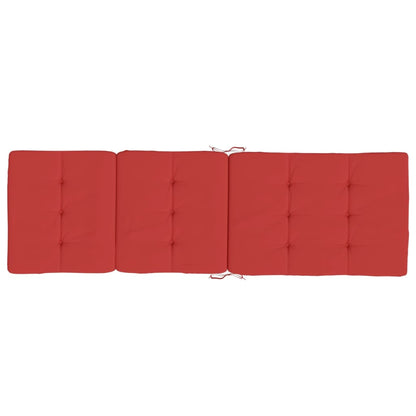 Almofadões p/ cadeira de terraço 2 pcs tecido oxford vermelho