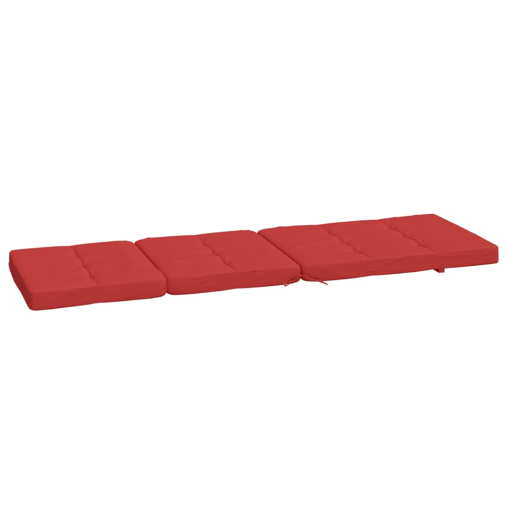 Almofadões p/ cadeira de terraço 2 pcs tecido oxford vermelho