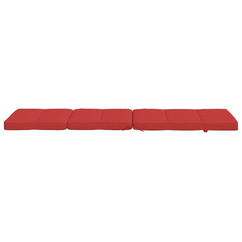 Almofadões p/ cadeira de terraço 2 pcs tecido oxford vermelho