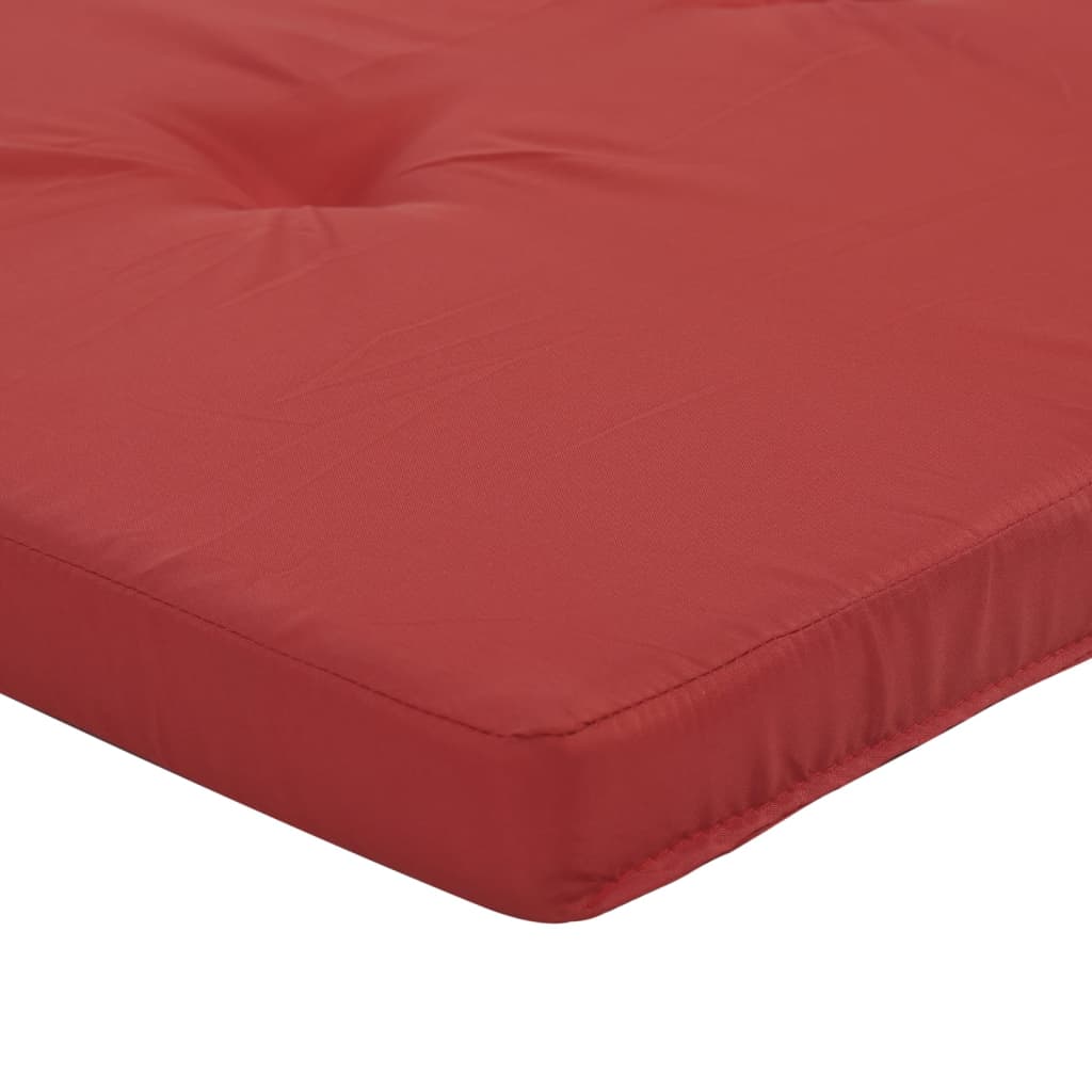 Almofadões p/ cadeira de terraço 2 pcs tecido oxford vermelho