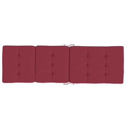 Almofadões p/ cadeira terraço 2pcs tecido oxford vermelho tinto