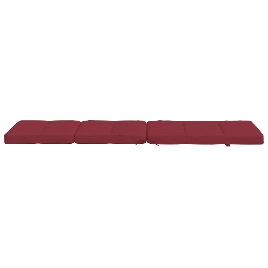 Almofadões p/ cadeira terraço 2pcs tecido oxford vermelho tinto