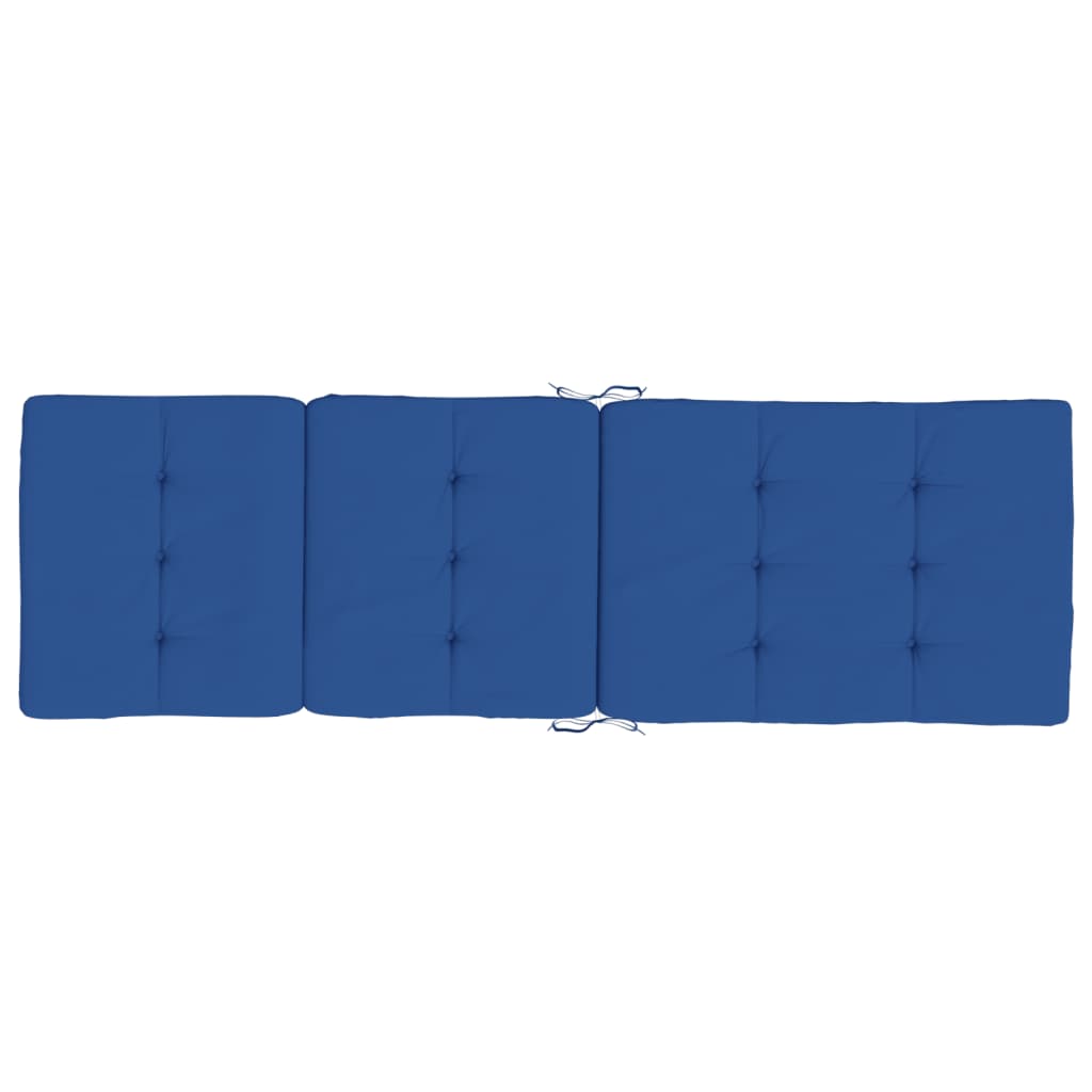 Almofadões p/ cadeira de terraço 2 pcs tecido oxford azul real