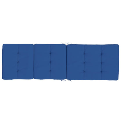 Almofadões p/ cadeira de terraço 2 pcs tecido oxford azul real