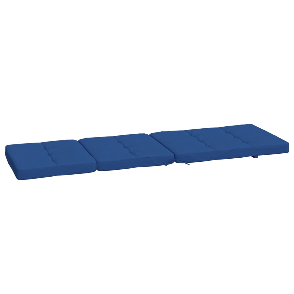 Almofadões p/ cadeira de terraço 2 pcs tecido oxford azul real