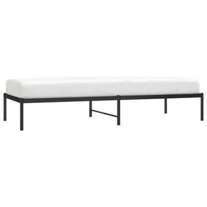 Estrutura de cama 80x200 cm metal preto