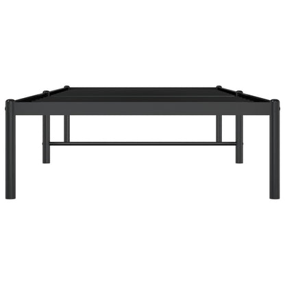 Estrutura de cama 80x200 cm metal preto