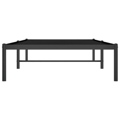 Estrutura de cama metal 90x190 cm preto