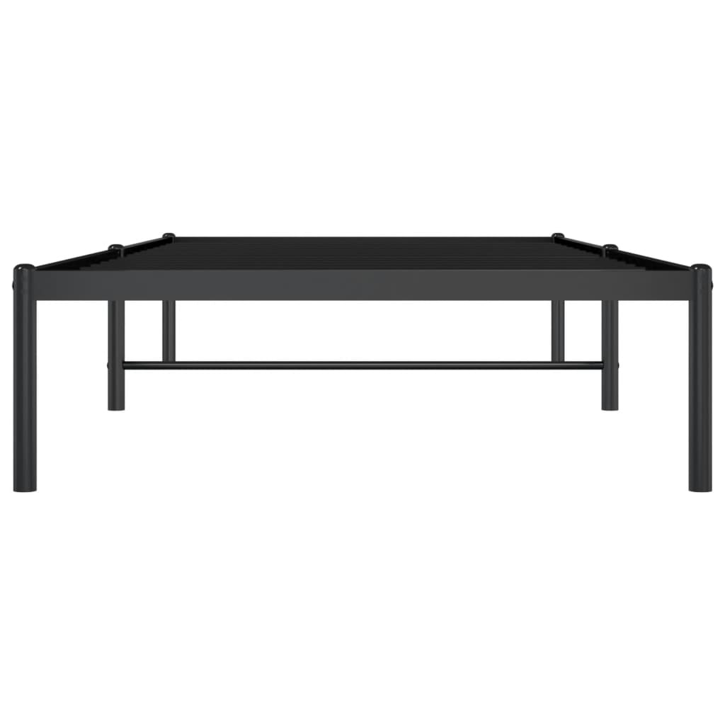 Estrutura de cama 90x200 cm metal preto