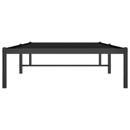 Estrutura de cama 90x200 cm metal preto