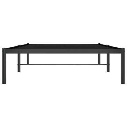 Estrutura de cama 100x190 cm metal preto