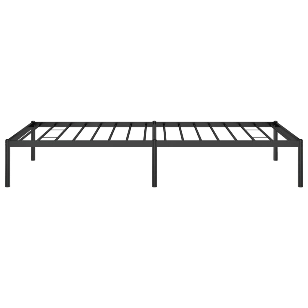 Estrutura de cama 100x190 cm metal preto