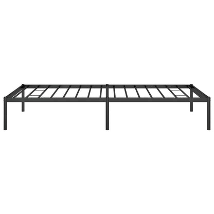 Estrutura de cama 100x190 cm metal preto