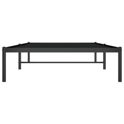 Estrutura de cama 100x200 cm metal preto