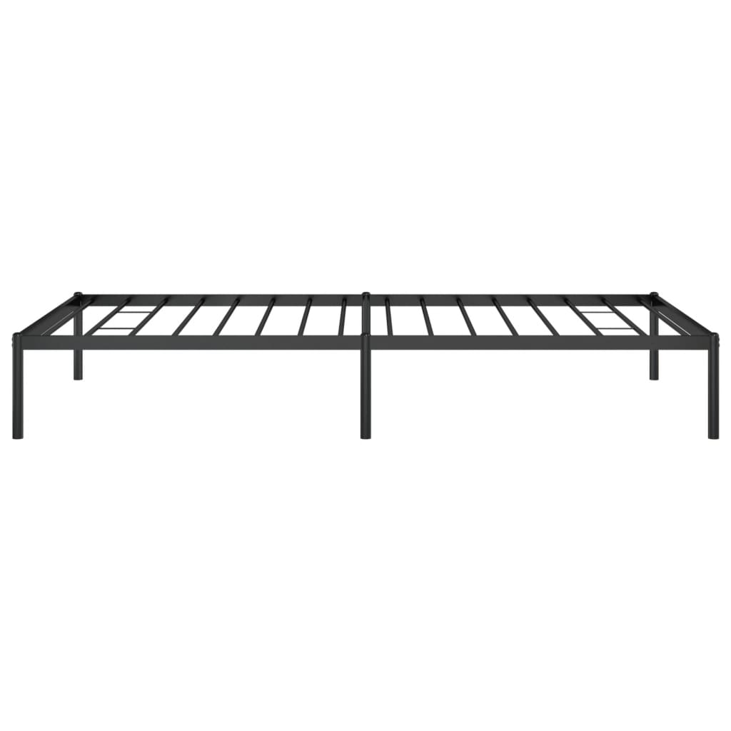 Estrutura de cama 100x200 cm metal preto