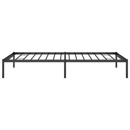 Estrutura de cama 100x200 cm metal preto