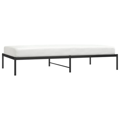 Estrutura de cama metal 107x203 cm preto