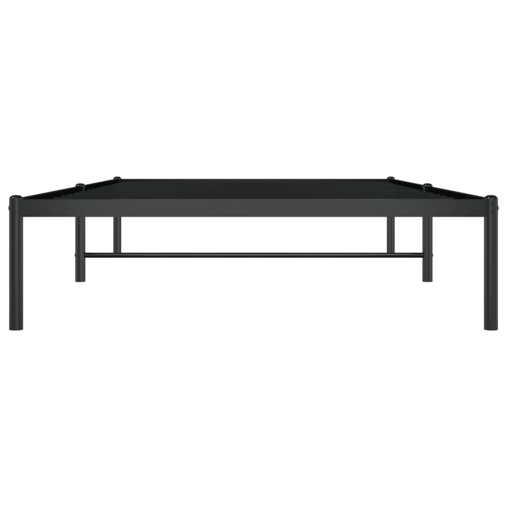 Estrutura de cama metal 107x203 cm preto