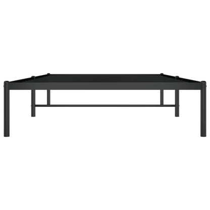 Estrutura de cama metal 107x203 cm preto