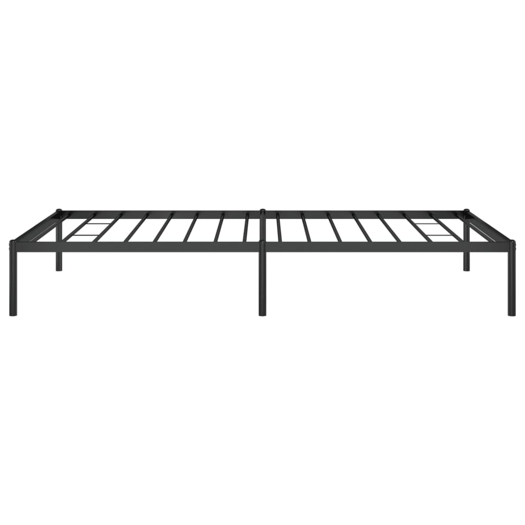 Estrutura de cama metal 107x203 cm preto