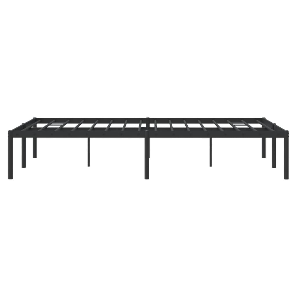 Estrutura de cama 120x190 cm metal preto