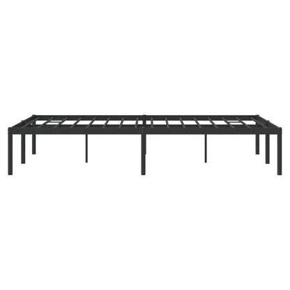 Estrutura de cama 120x190 cm metal preto