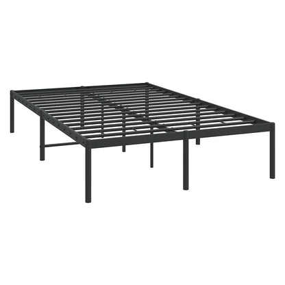 Estrutura de cama 135x190 cm metal preto