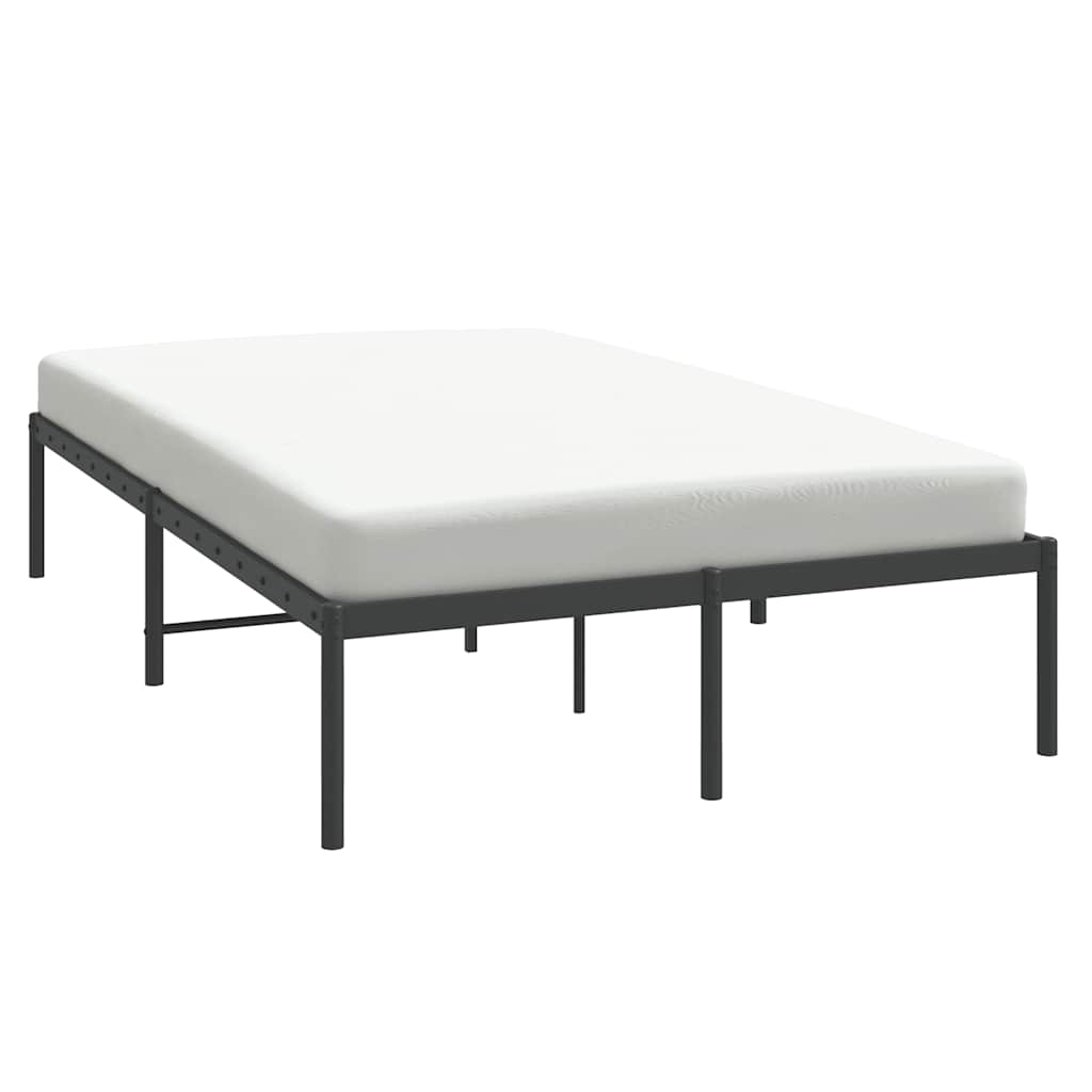 Estrutura de cama 135x190 cm metal preto