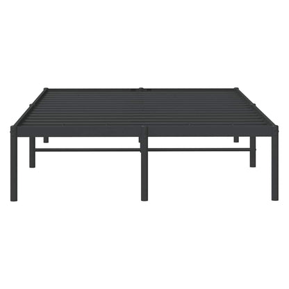 Estrutura de cama 135x190 cm metal preto