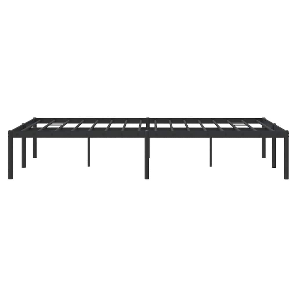 Estrutura de cama 135x190 cm metal preto