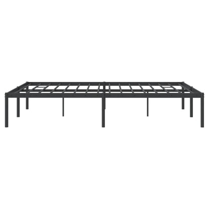 Estrutura de cama metal 150x200 cm preto