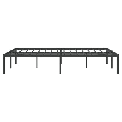 Estrutura de cama 160x200 cm metal preto