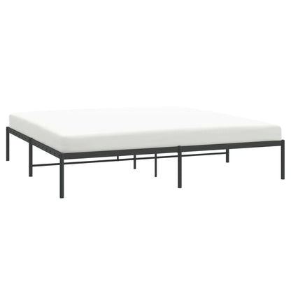 Estrutura de cama 183x213 cm metal preto