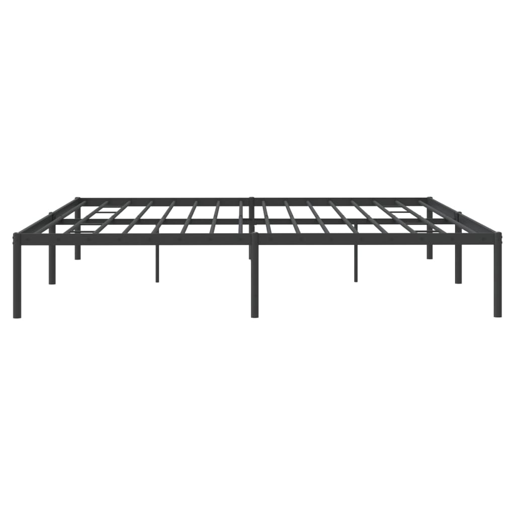 Estrutura de cama 183x213 cm metal preto