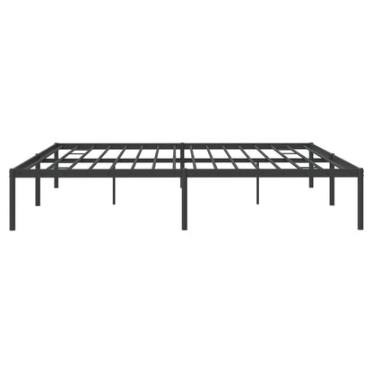 Estrutura de cama 183x213 cm metal preto