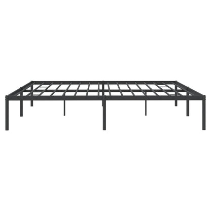 Estrutura de cama 193x203 cm metal preto