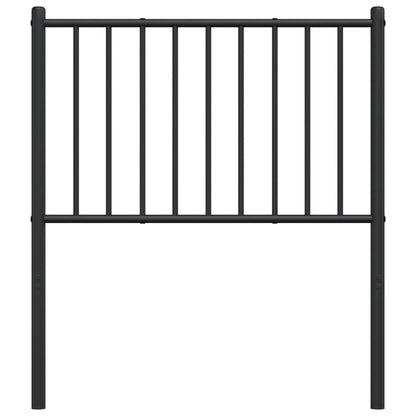 Cabeceira de cama 75 cm metal preto