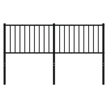 Cabeceira de cama 160 cm metal preto