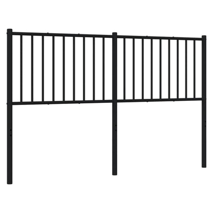 Cabeceira de cama 160 cm metal preto